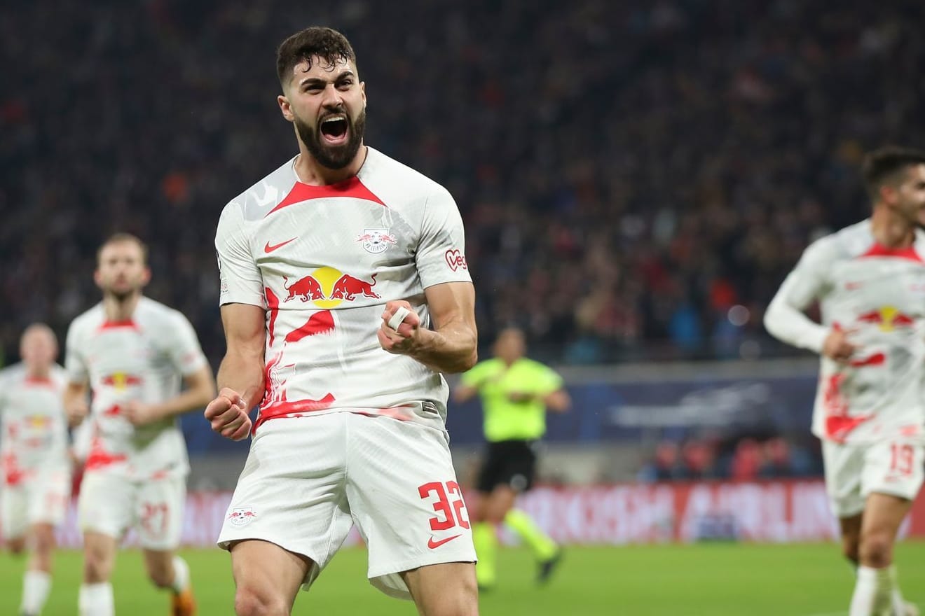 Joško Gvardiol feiert seinen Treffer zum 1:1: RB Leipzig zeigte gegen Man City eine starke zweite Hälfte.