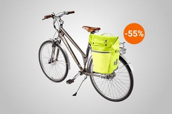 Die Fahrradtasche von Deuter ist heute um satte 55 Prozent reduziert.
