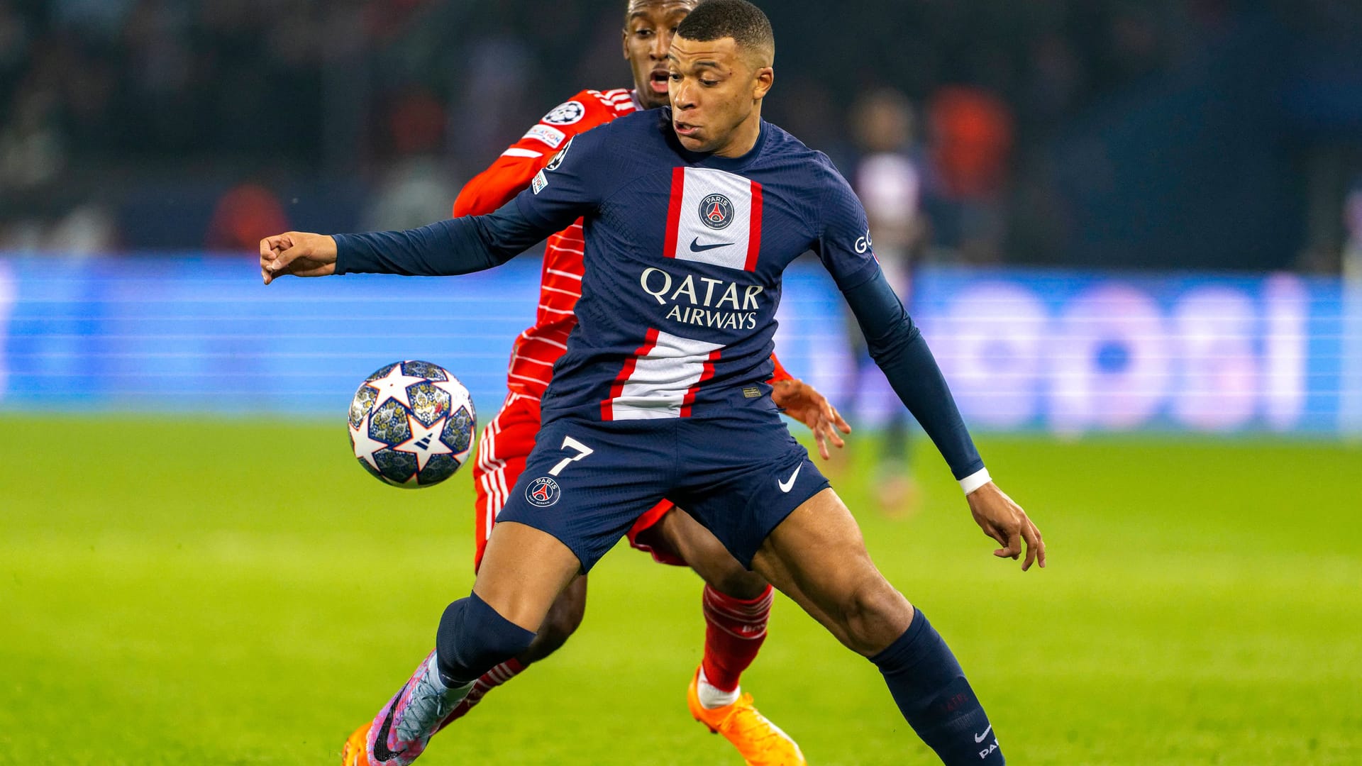 Kylian Mbappé: Er wurde in der zweiten Halbzeit gegen die Bayern eingewechselt.