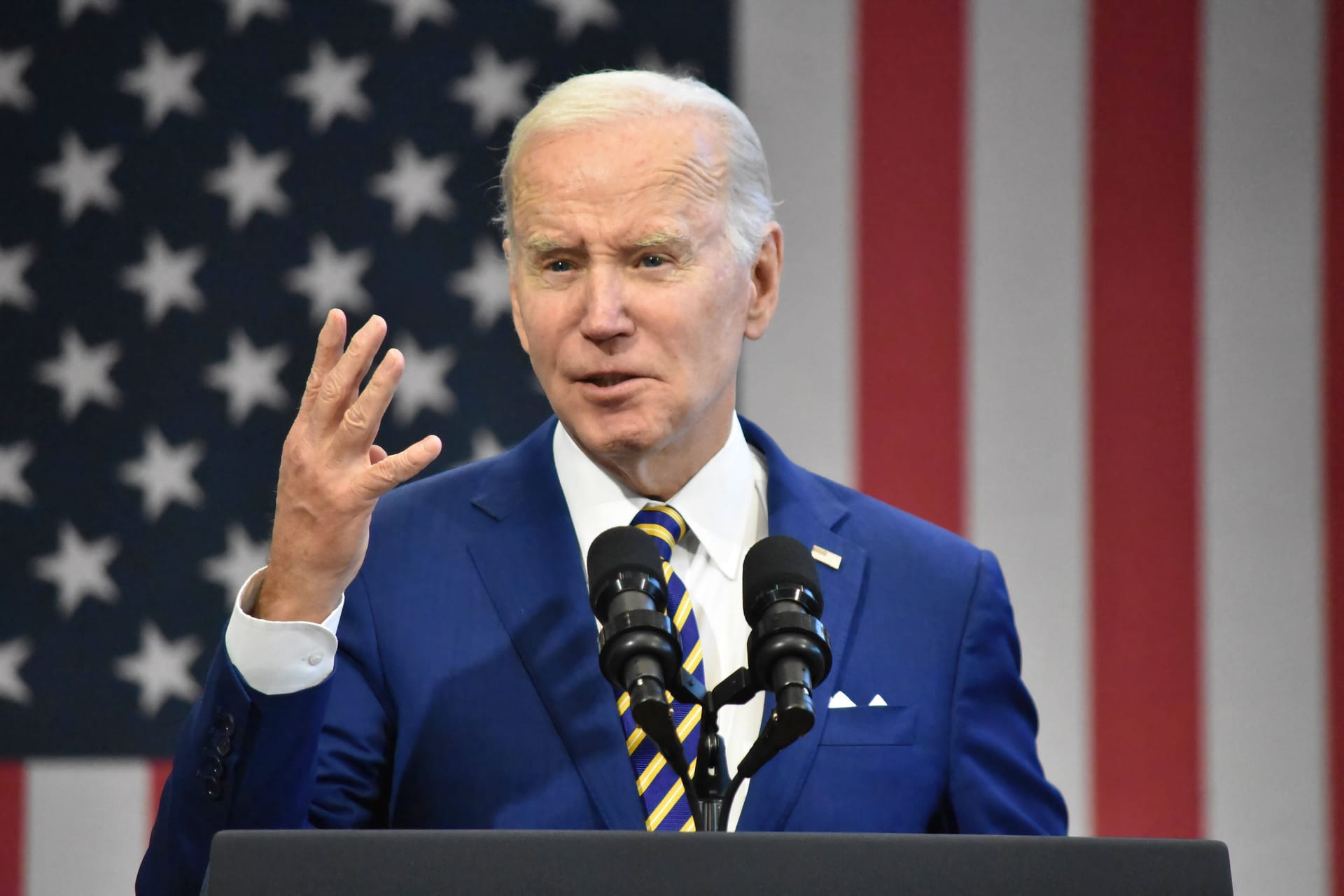 US-Präsident Joe Biden: Die USA haben ein neues Sanktionspaket gegen Russland vorgelegt.