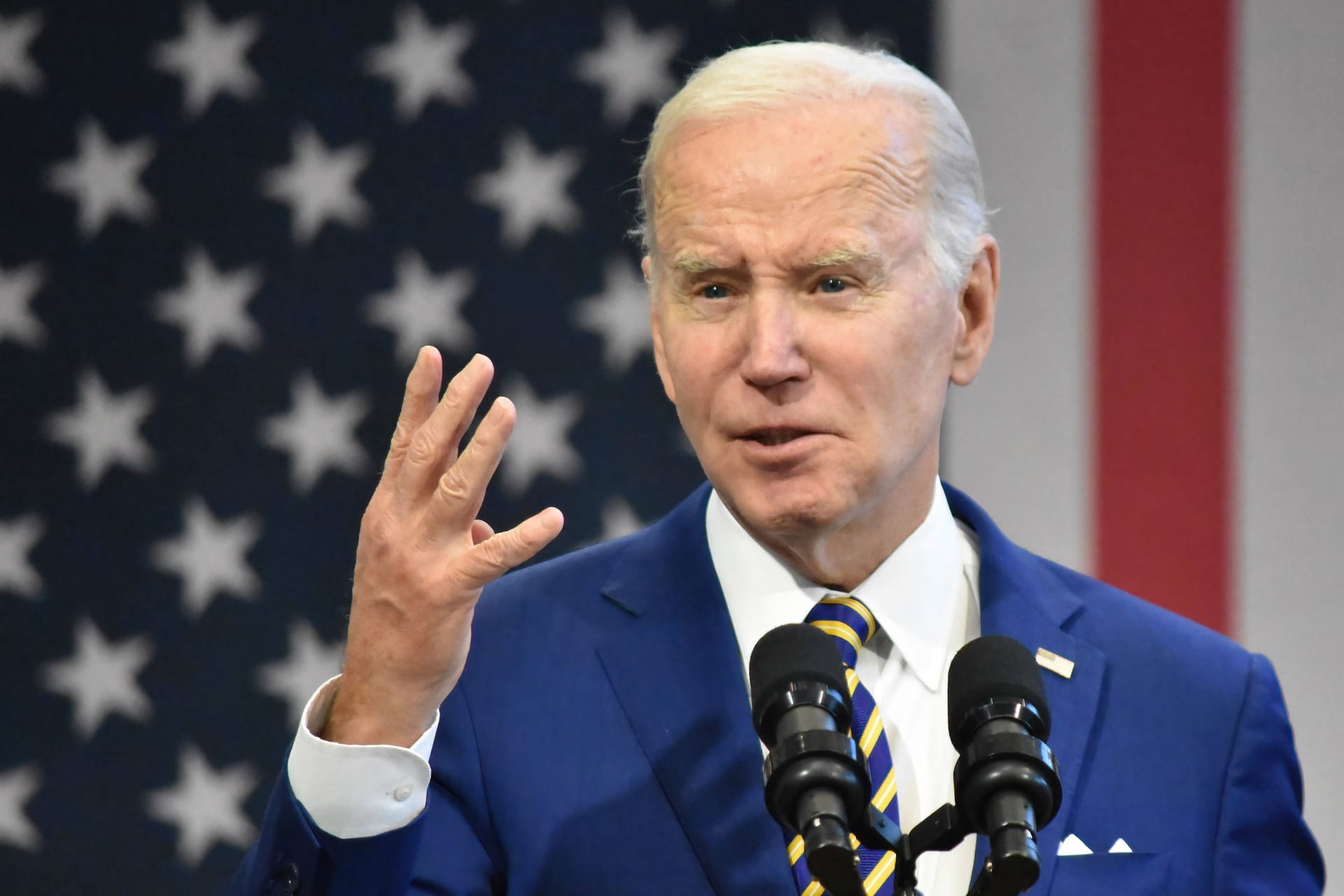 US-Präsident Joe Biden: Die USA haben ein neues Sanktionspaket gegen Russland vorgelegt.