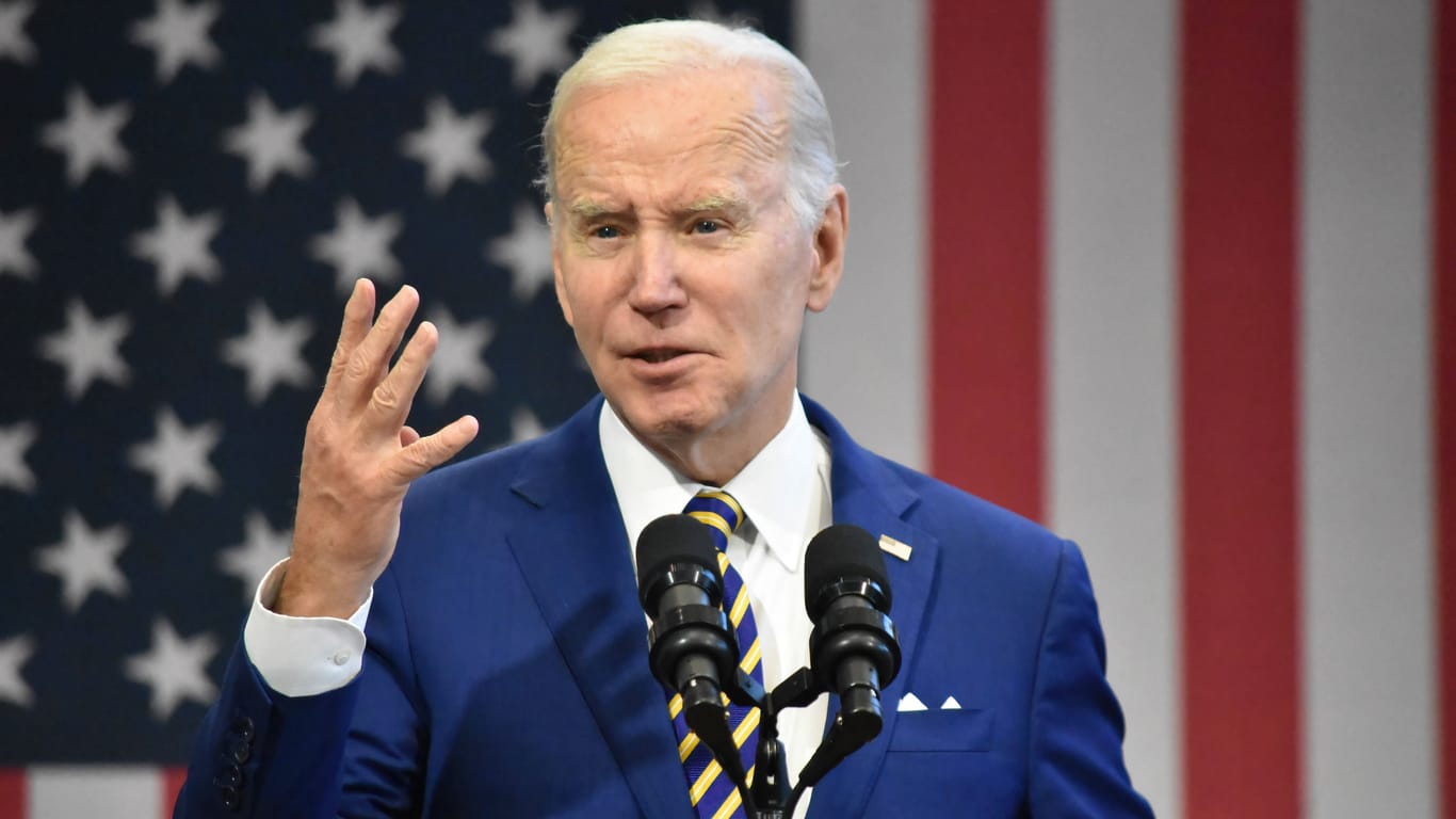 US-Präsident Joe Biden: Die USA haben ein neues Sanktionspaket gegen Russland vorgelegt.