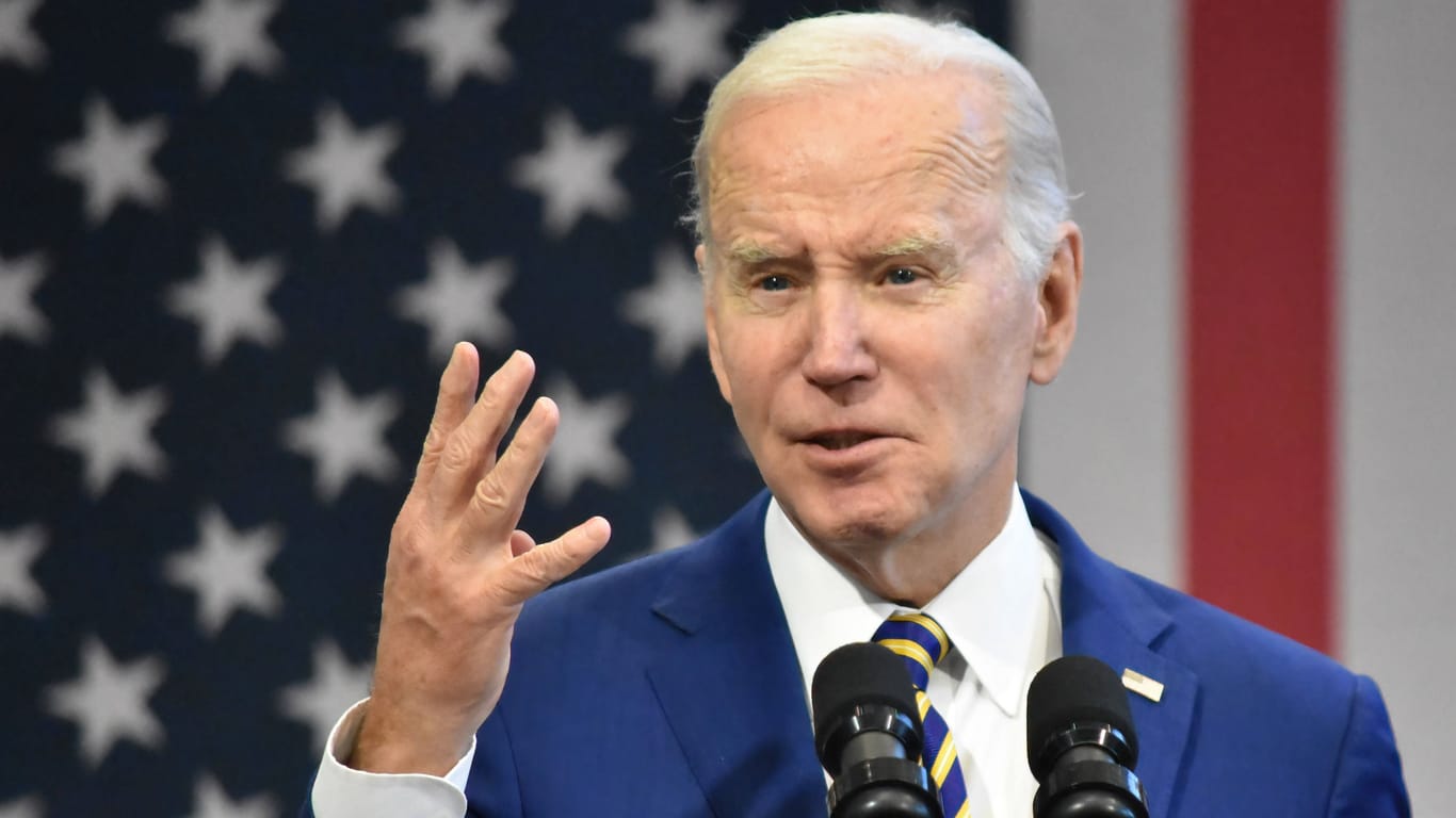 US-Präsident Joe Biden: Die USA haben ein neues Sanktionspaket gegen Russland vorgelegt.