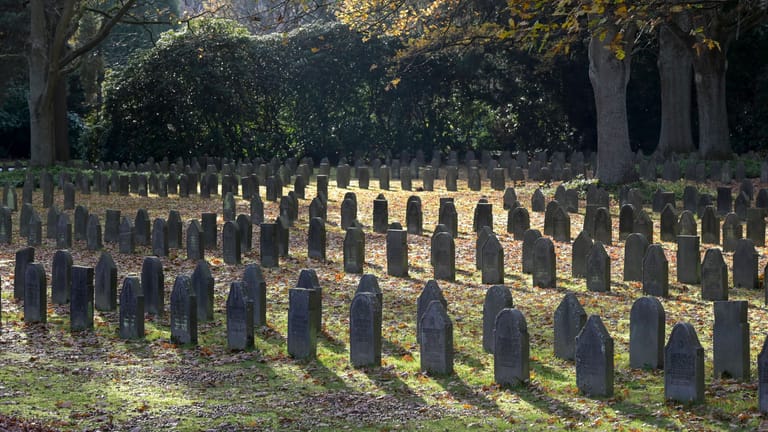 Der Friedhof Ohlsdorf in Hamburg (Archivfoto): Wie die Granaten dort hinkamen, ist unklar.