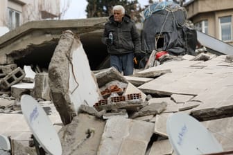 Zerstörte Häuser in der türkischen Stadt Kahramanmaraş: Hier wurde der junge Kamilcan gefunden.