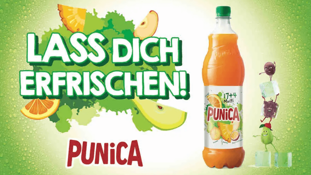 Punica-Werbung: Die bekannten Säfte verschwinden für immer aus den Regalen.