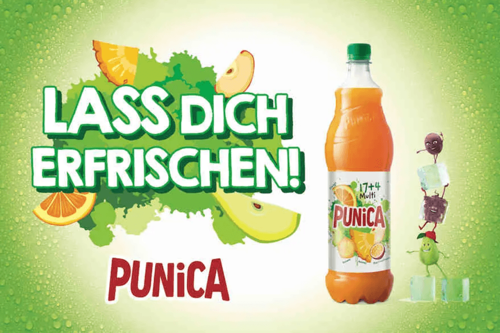 Punica-Werbung: Die bekannten Säfte verschwinden für immer aus den Regalen.