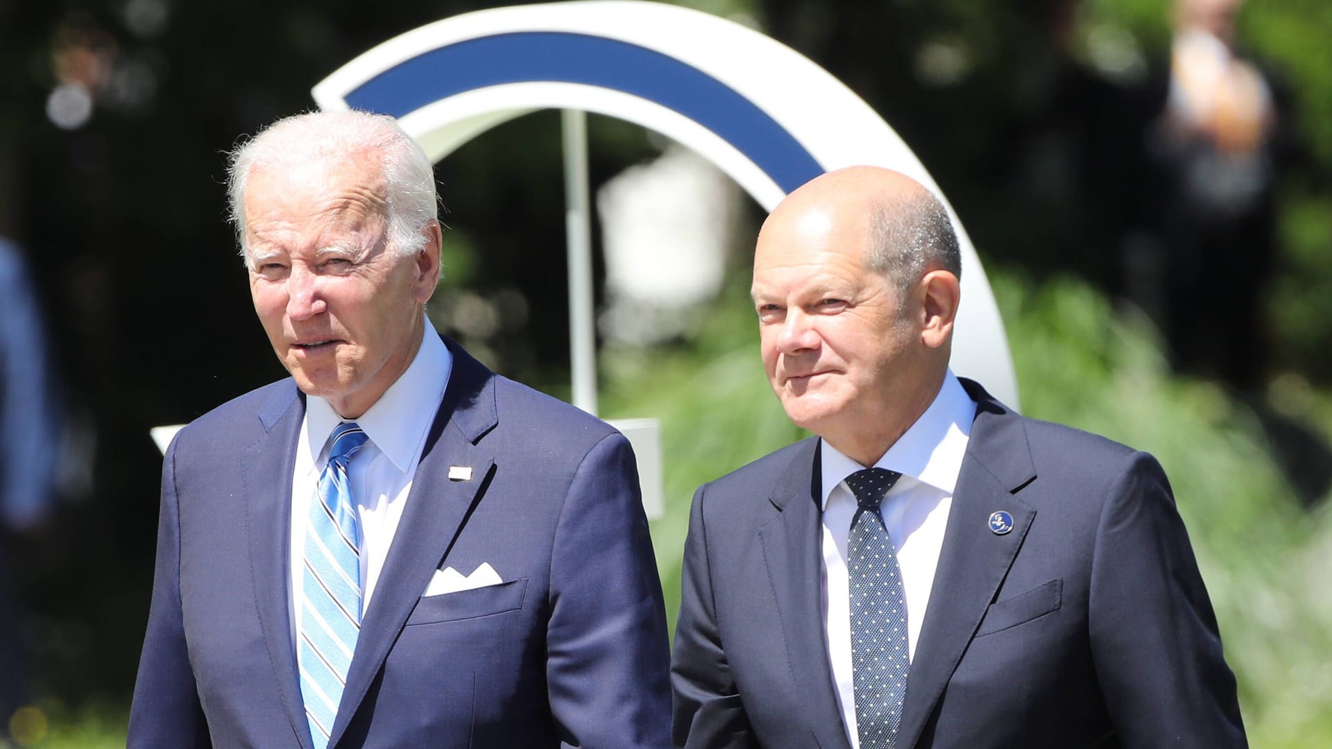 Kanzler Scholz und US-Präsident Biden: