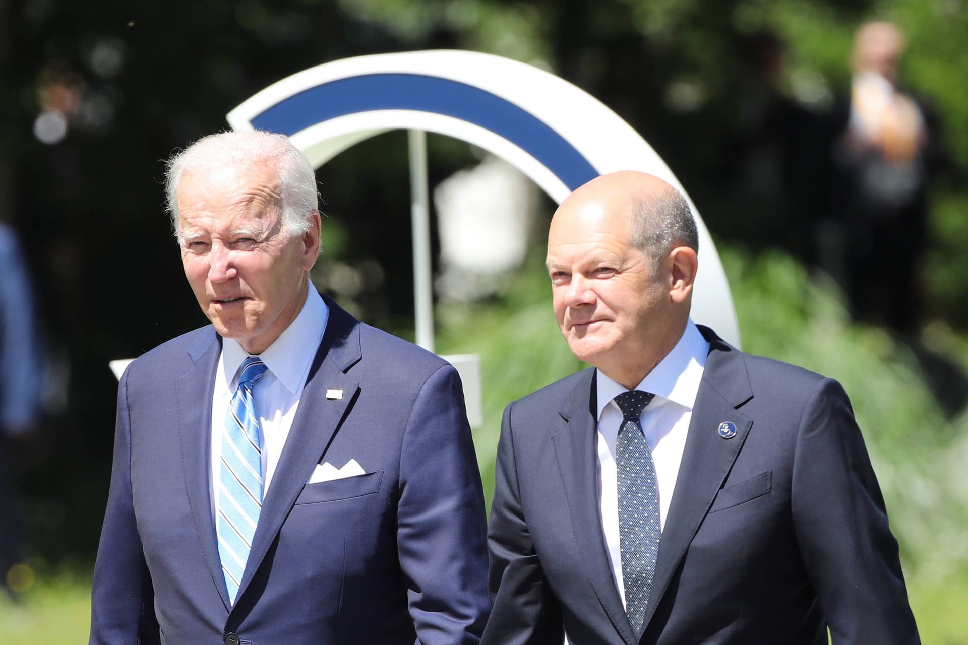 Kanzler Scholz und US-Präsident Biden: