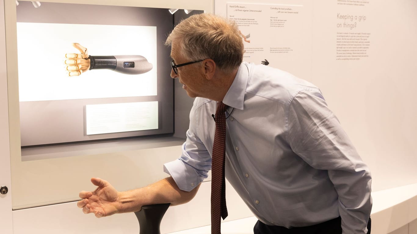 Bill Gates im Deutschen Museum