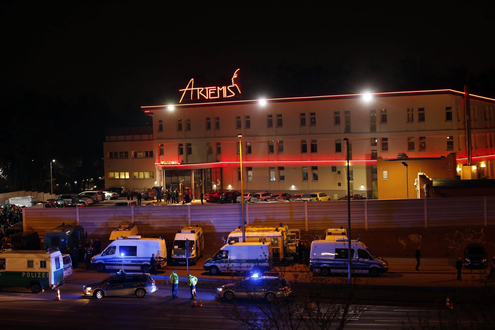 Razzia im Großbordell Artemis in Berlin 2016 (Archivbild): Das Land Berlin hat angekündigt, keinen Schadensersatz an die Kläger zu zahlen.