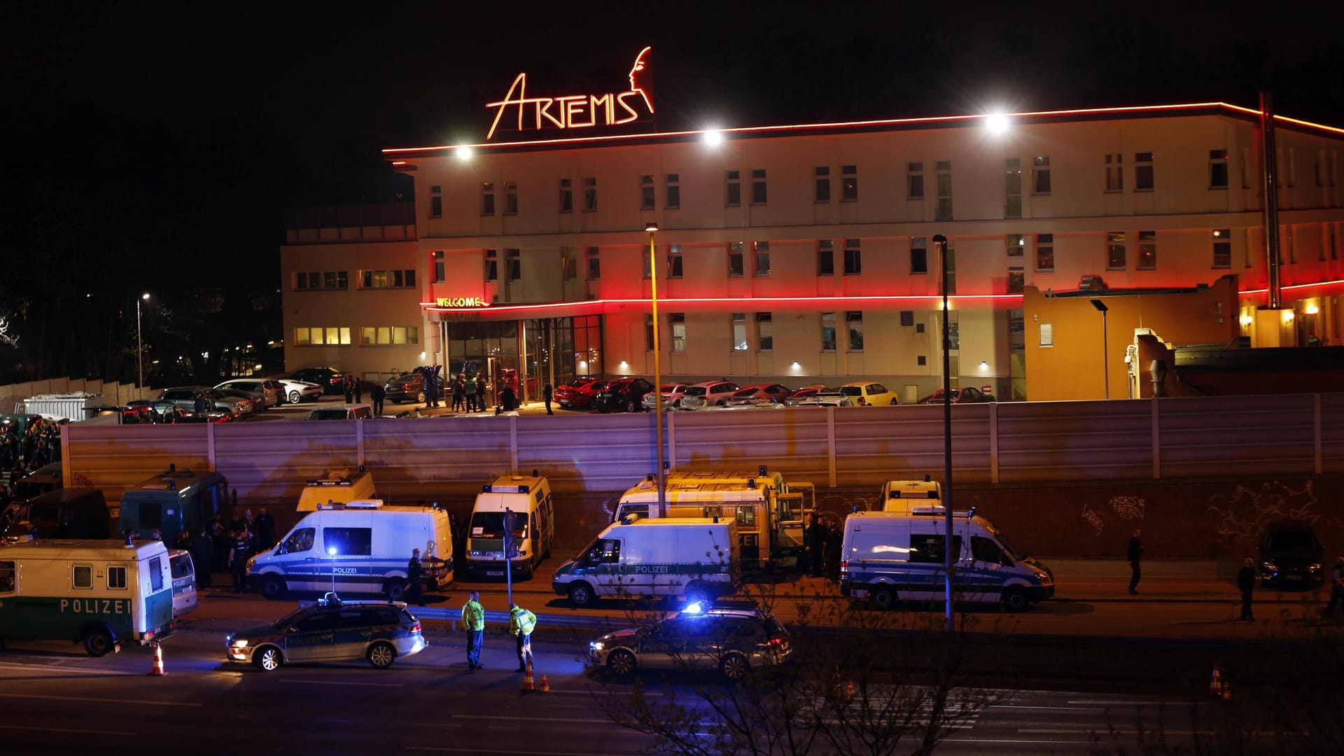 Razzia im Großbordell Artemis in Berlin 2016 (Archivbild): Das Land Berlin hat angekündigt, keinen Schadensersatz an die Kläger zu zahlen.