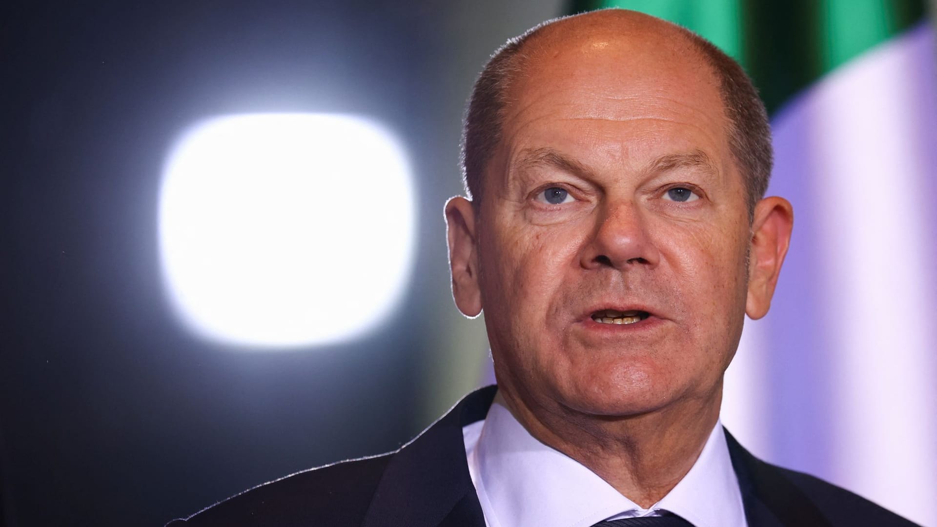 Bundeskanzler Scholz: "Diese große Aufgabe müssen wir jetzt entschlossen lösen."