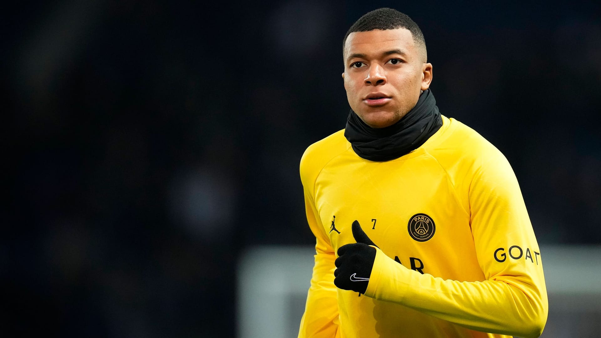 Kylian Mbappé ist bereit für den Kader.