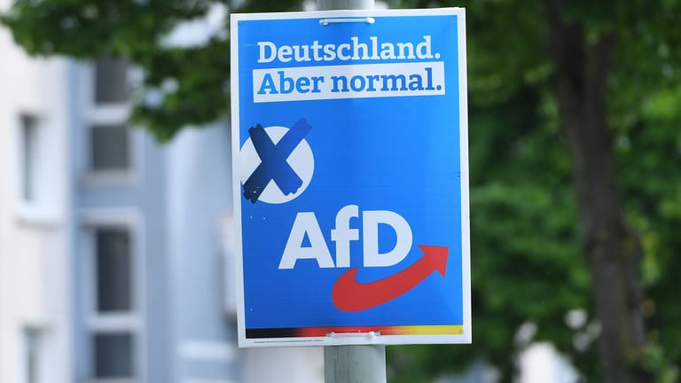 Wahlplakat der AfD zur Bundestagswahl 2021: Die Partei trat mit dem Slogan "Deutschland. Aber normal" an.