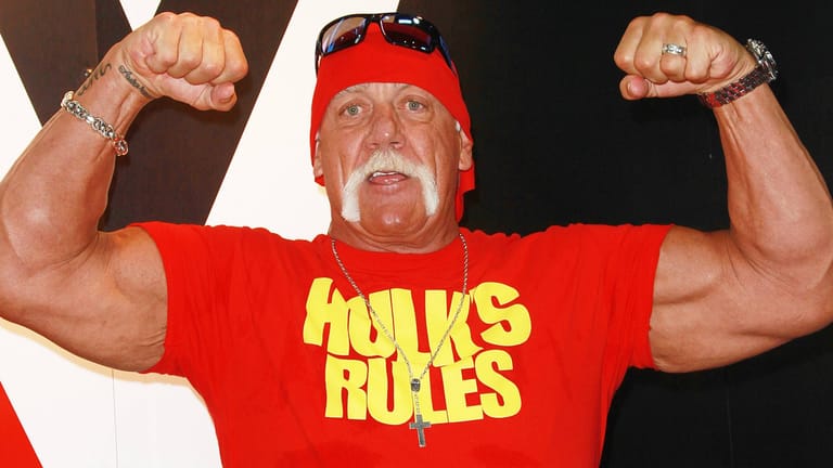 Hulk Hogan bei einem Termin im Jahr 2015: Die Oberarme noch immer aufgepumpt.