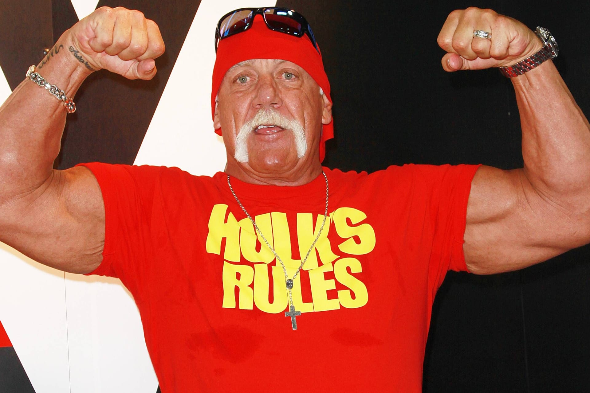 Hulk Hogan bei einem Termin im Jahr 2015: Die Oberarme noch immer aufgepumpt.