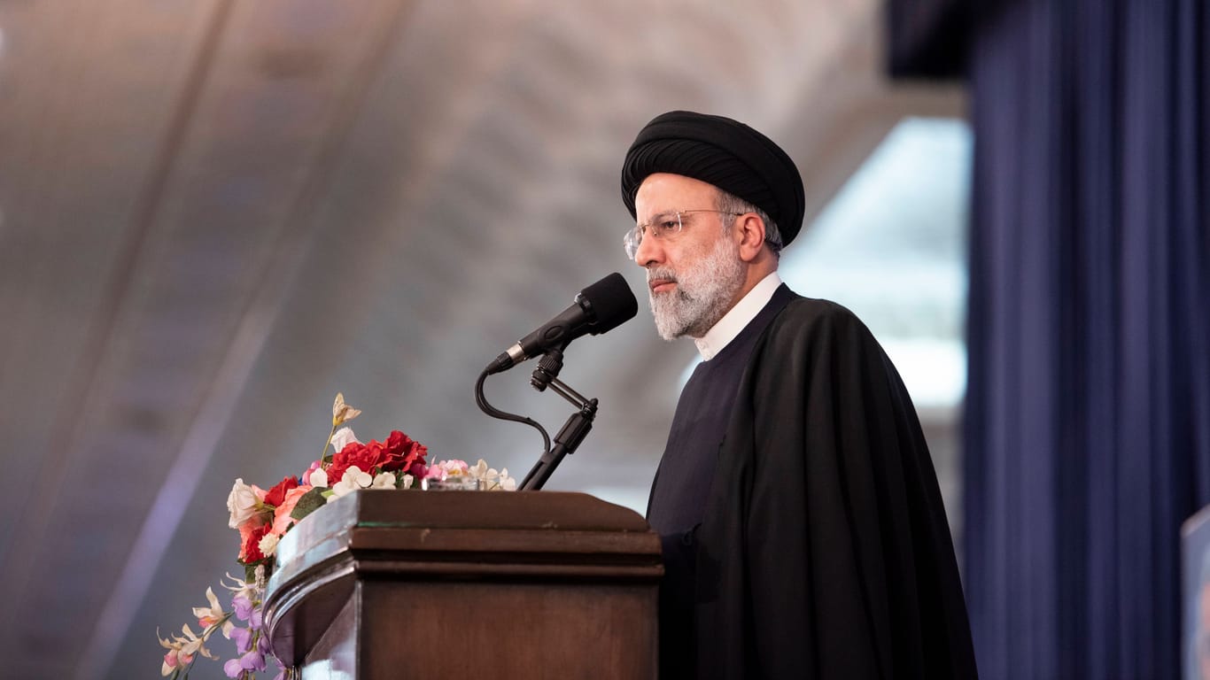Der iranische Präsident Ebrahim Raisi: Teheran versucht seinen Einfluss auf den Irak auszubauen.
