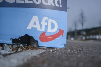 Ein Wahlplakat der AfD (Symbolfoto): Die zerstrittene Partei hatte Beschwerden wegen der drohenden Nicht-Zulassung eingelegt.