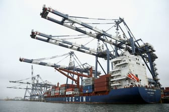 Containerschiff in Santos, Brasilien (Archivbild): Der Welthandel erreichte 2022 Rekordwerte.