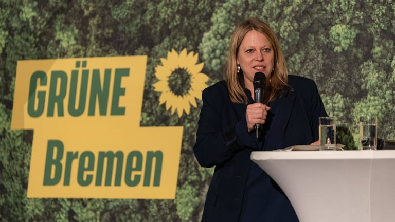 Maike Schaefer bei einer Veranstaltung der Grünen (Archivfoto): "Der Einsatz für die Demokratie und gegen rechten Hass treibt mich an, Politik zu machen", sagt sie.