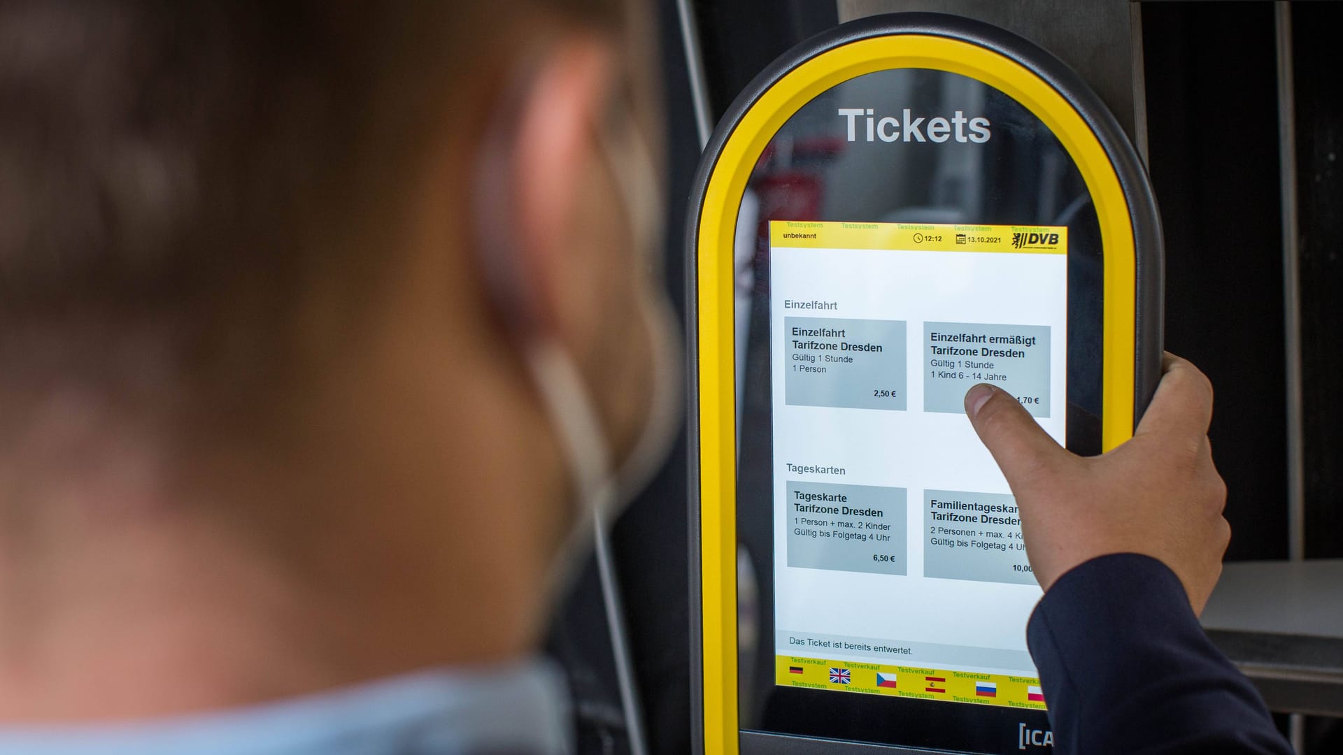 Deutlicher Preisanstieg am Ticketautomat im DVB