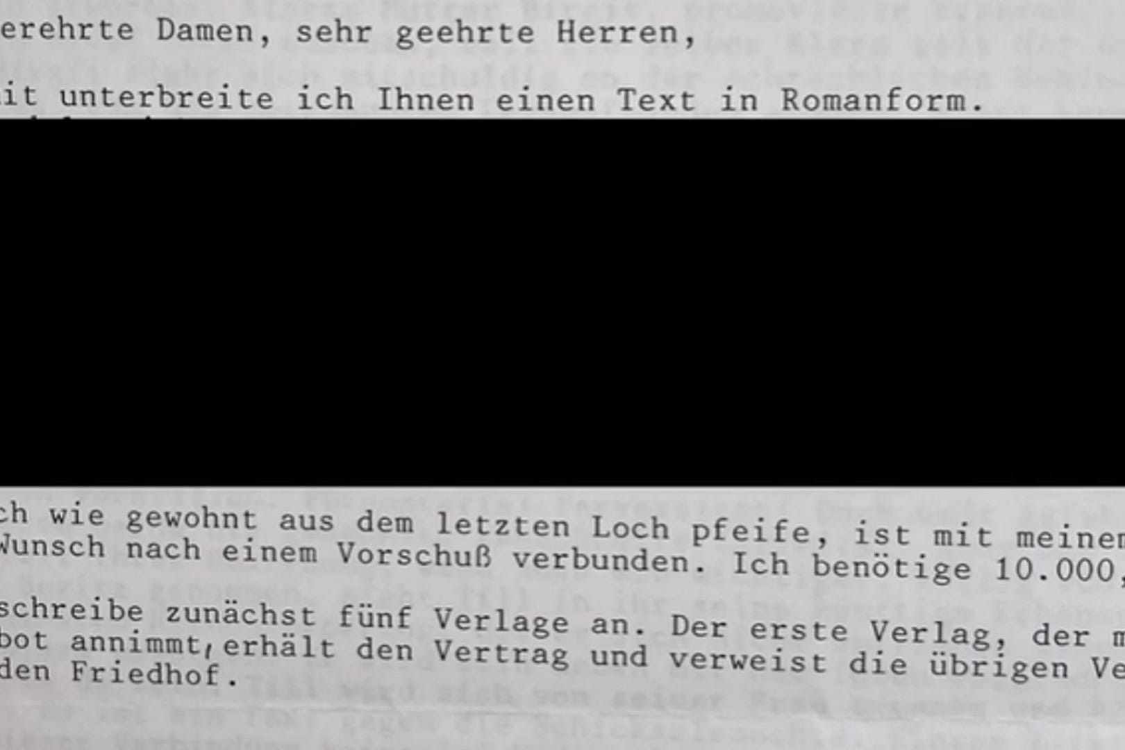 Im Netz veröffentlichte Kiepenheuer & Witsch unter anderem dieses Anschreiben eines Autoren: "Überheblich, arrogant und peinlich", lautet die Kritik von Usern.