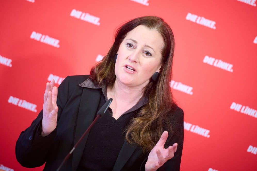 Janine Wissler: Die Linken-Vorsitzende spricht sich gegen schulische Hausaufgaben aus.