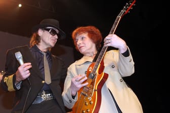 Udo Lindenberg und Carola Kretschmer im Jahr 2004: Hier bei einem Konzert anlässlich des 30-jährigen Jubiläums des "Panikorchesters".