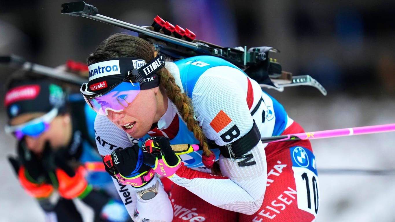 Lena Häcki-Groß: Die Biathletin ist seit 2014 im Weltcup am Start.