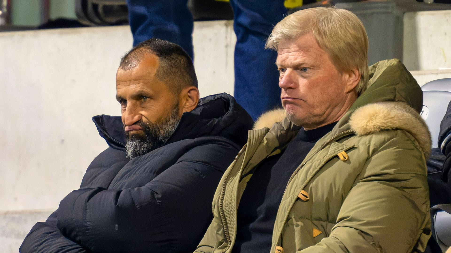 Hasan Salihamidzic (l.) und Oliver Kahn: Die Bayern-Bosse zeigen bei der Nagelsmann-Entlassung schlechten Stil.