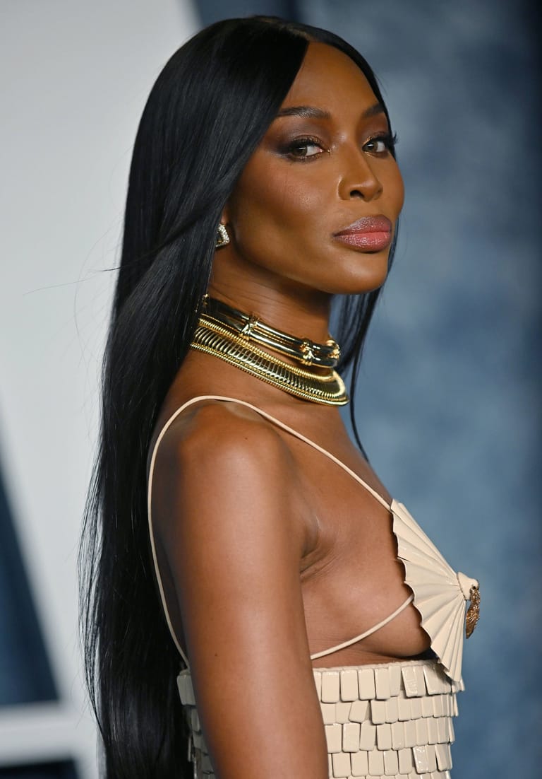 Naomi Campbell bei der "Vanity Fair"-Oscar-Party 2023: Das Originalbild.