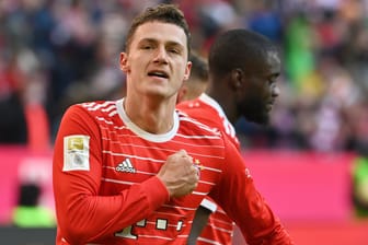 Benjamin Pavard: Der Franzose erzielte in seinem 150. Pflichtspiel für den FC Bayern seinen ersten Doppelpack.