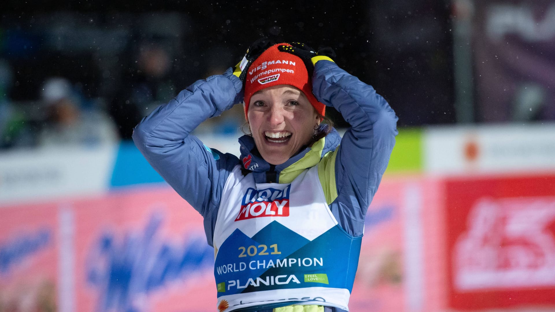 Katharina Althaus: Sie hat in Planica bereits drei Mal Gold geholt.