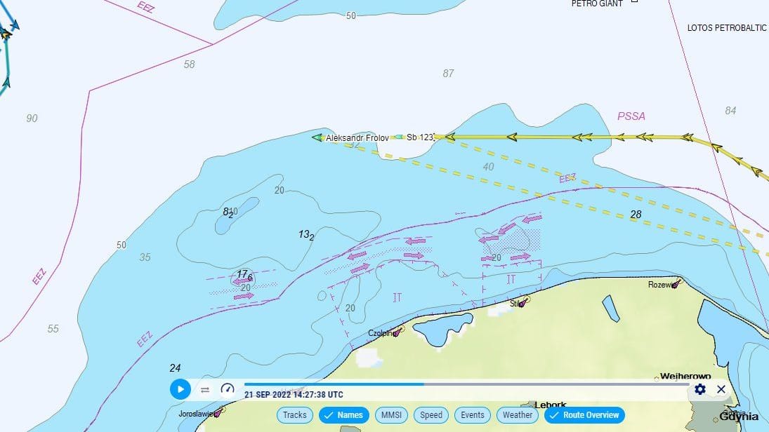 Russian rescue tugs on their way to the west: They may have been subsequently spotted by the U.S. military.