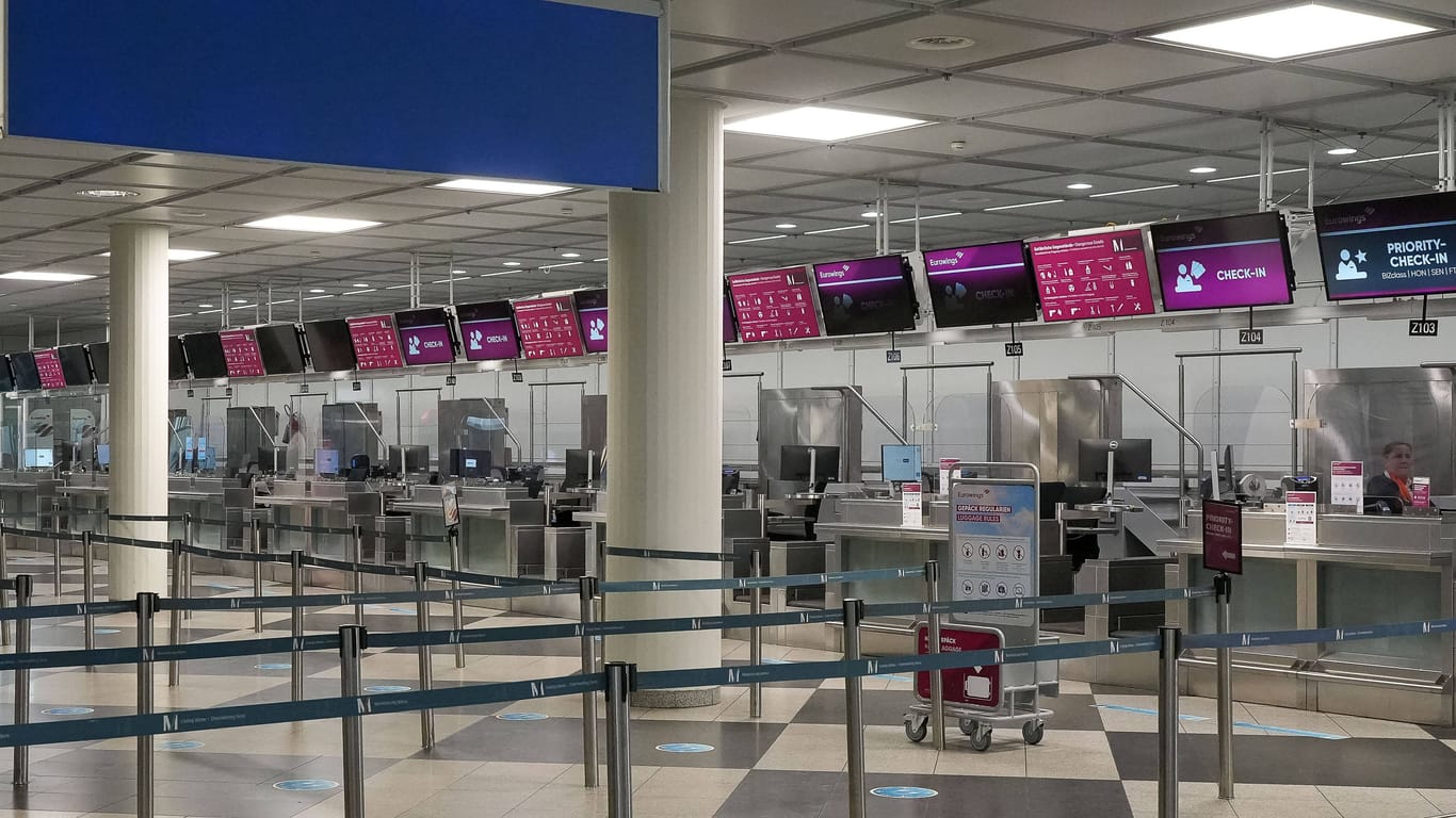 Leere Sicherheitskontrollen am Münchner Flughafen (Archiv): In der bayerischen Landeshauptstadt hat der zweitägige Streik am Airport begonnen.