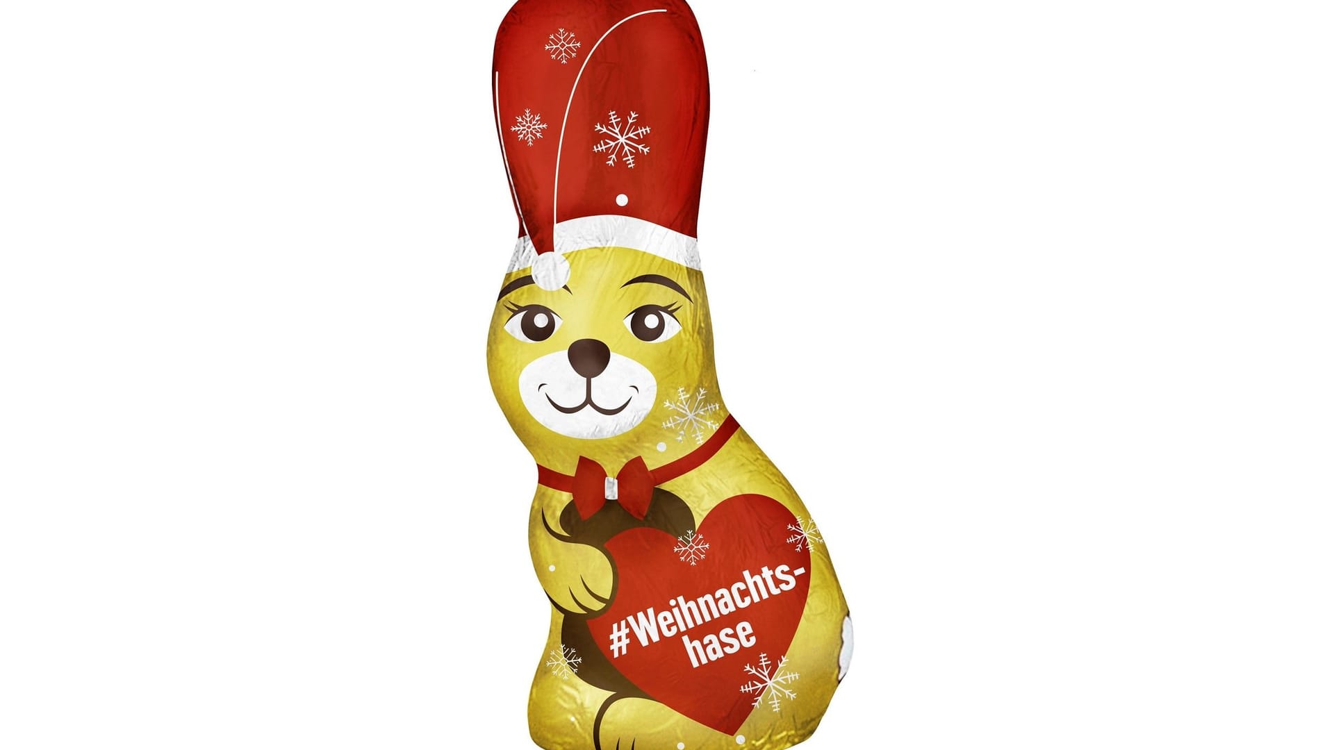 Der Weihnachts-Schokoladenosterhase von Edeka