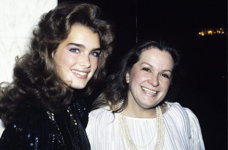Brooke und Teri Shields 1982.