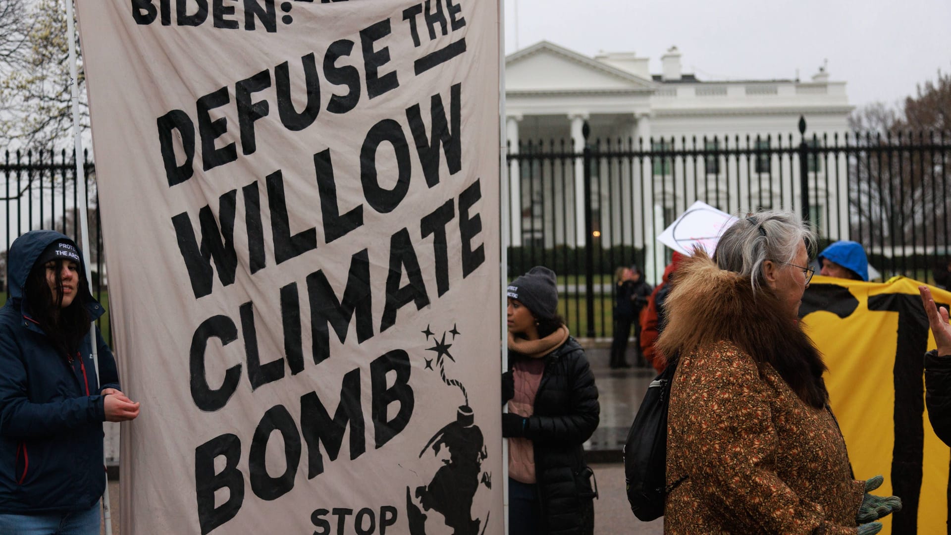 Protest in Washington Anfang März: Die Proteste beschränkten sich nicht auf Alaska.