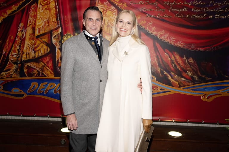 Charles Philippe D'Orléans und Naomi-Valeska Kern: Hier ist das Paar im Januar 2023 in Monaco zu sehen.