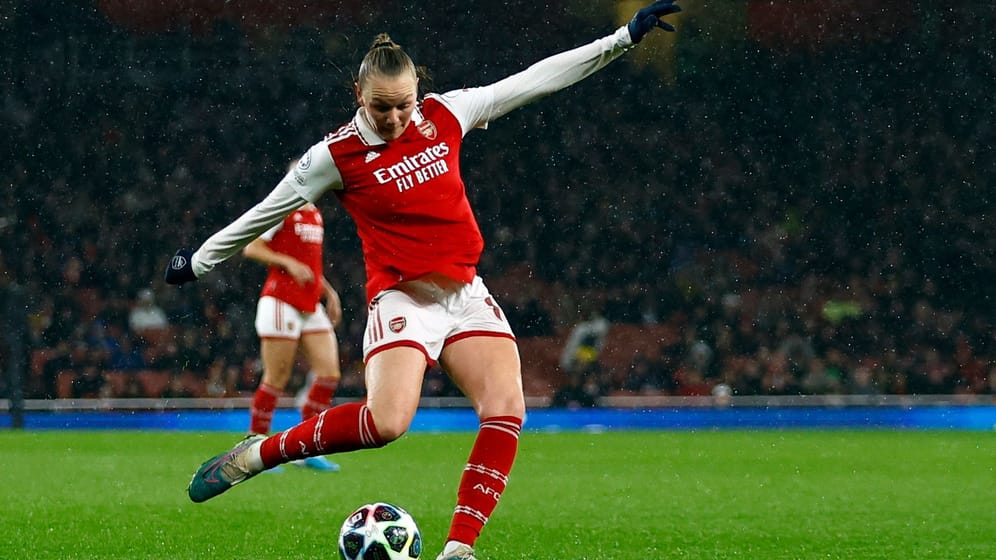 Frida Maanum: Sie machte das 1:0 für Arsenal gegen die Frauen des FC Bayern.