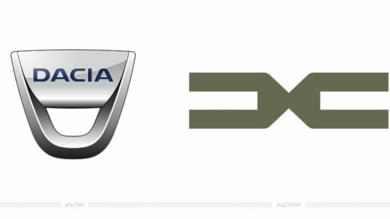 Logo von Dacia – vorher und nachher