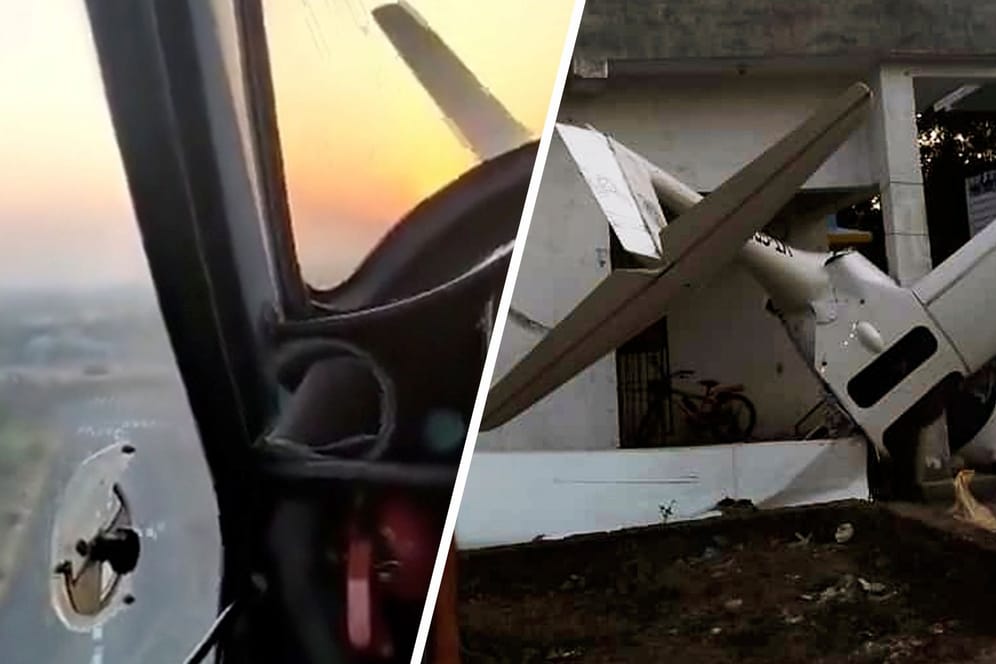 Pilot filmt Absturz aus Cockpit