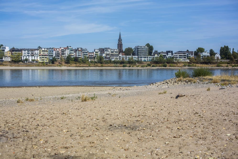 Der Rheinstrand in Köln (Symbolbild): Das am Rhein gelegene Strandbad Langel wird abgerisse.