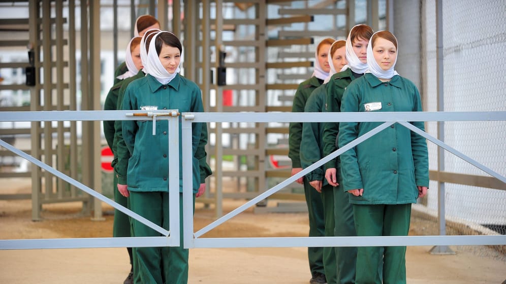 Frauen in einem Gefängnis in der Region Iwanowo: Russland soll in Frauengefängnissen rekrutieren.