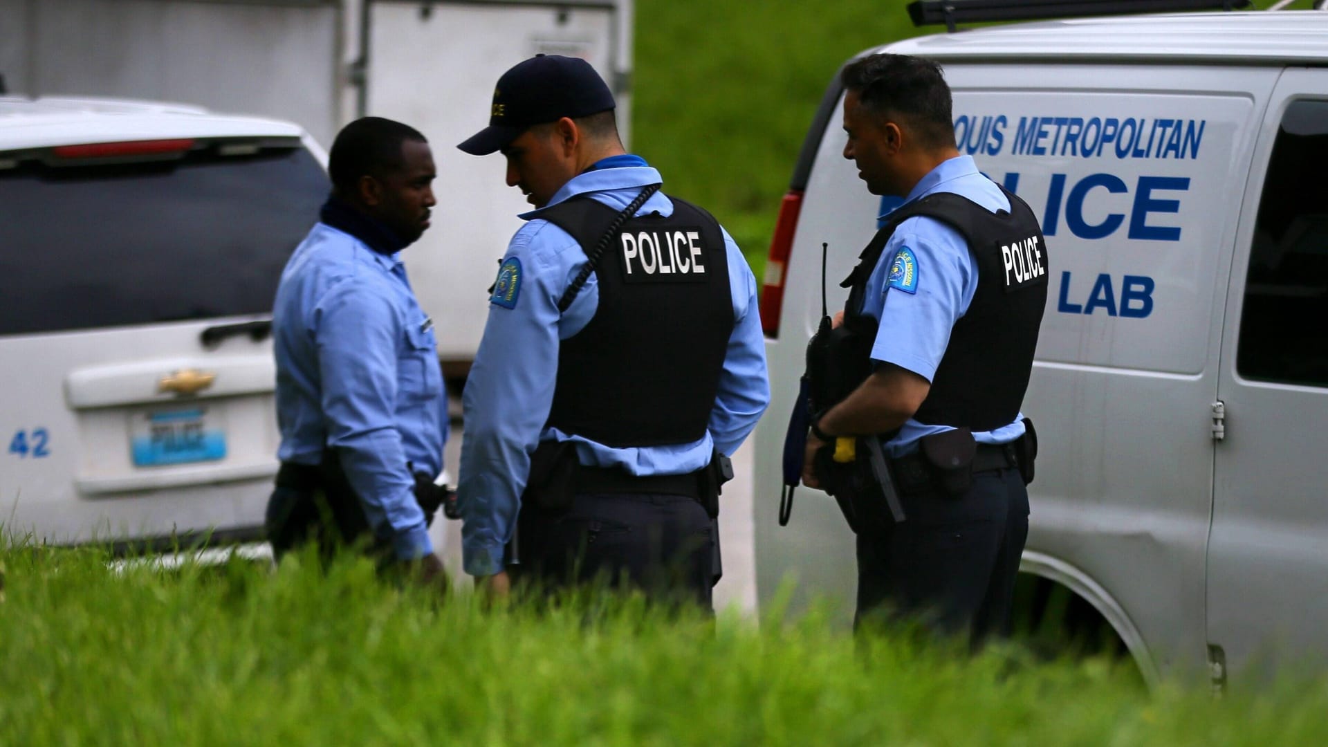 Polizei in St. Louis, Missouri (Symbolbild): Schaulustige filmten den Vorfall aus der Nähe.