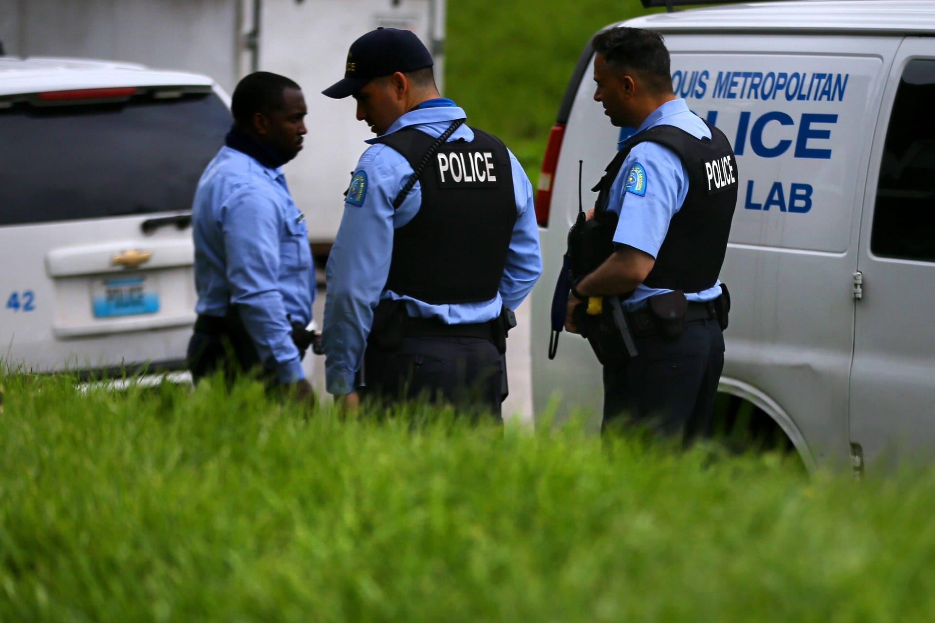 Polizei in St. Louis, Missouri (Symbolbild): Schaulustige filmten den Vorfall aus der Nähe.