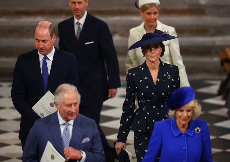 Die Royal Family beim Gottesdienst zum Commonwealth Day 2023