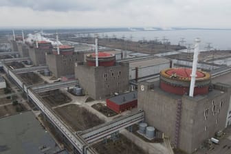 Das AKW Saporischschja: Experten sind besorgt um die Wasserversorgung des Kraftwerks.