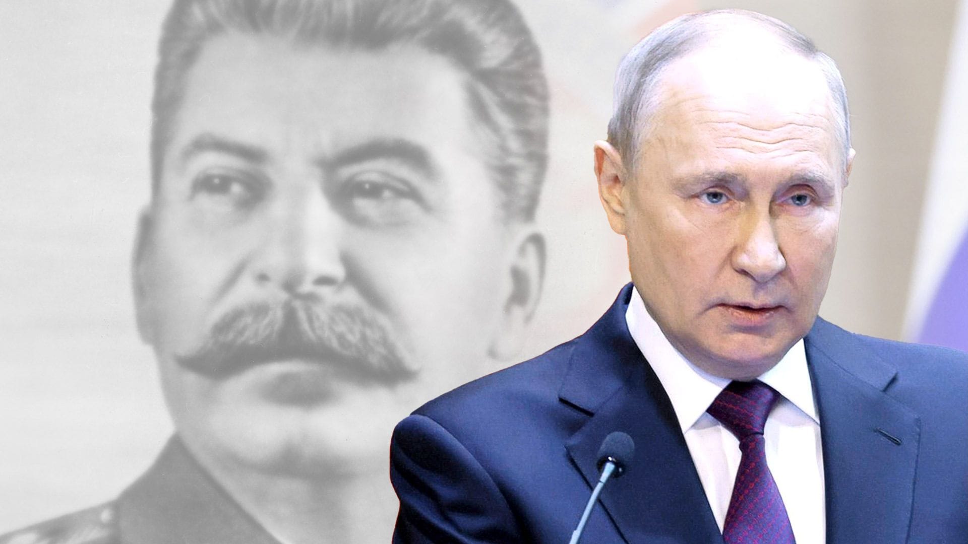 Wladimir Putin und Josef Stalin: In mancher Hinsicht dient der 1953 verstorbene Sowjetdiktator Russlands heutigem Machthaber als Vorbild.